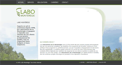 Desktop Screenshot of labomonteregie.com